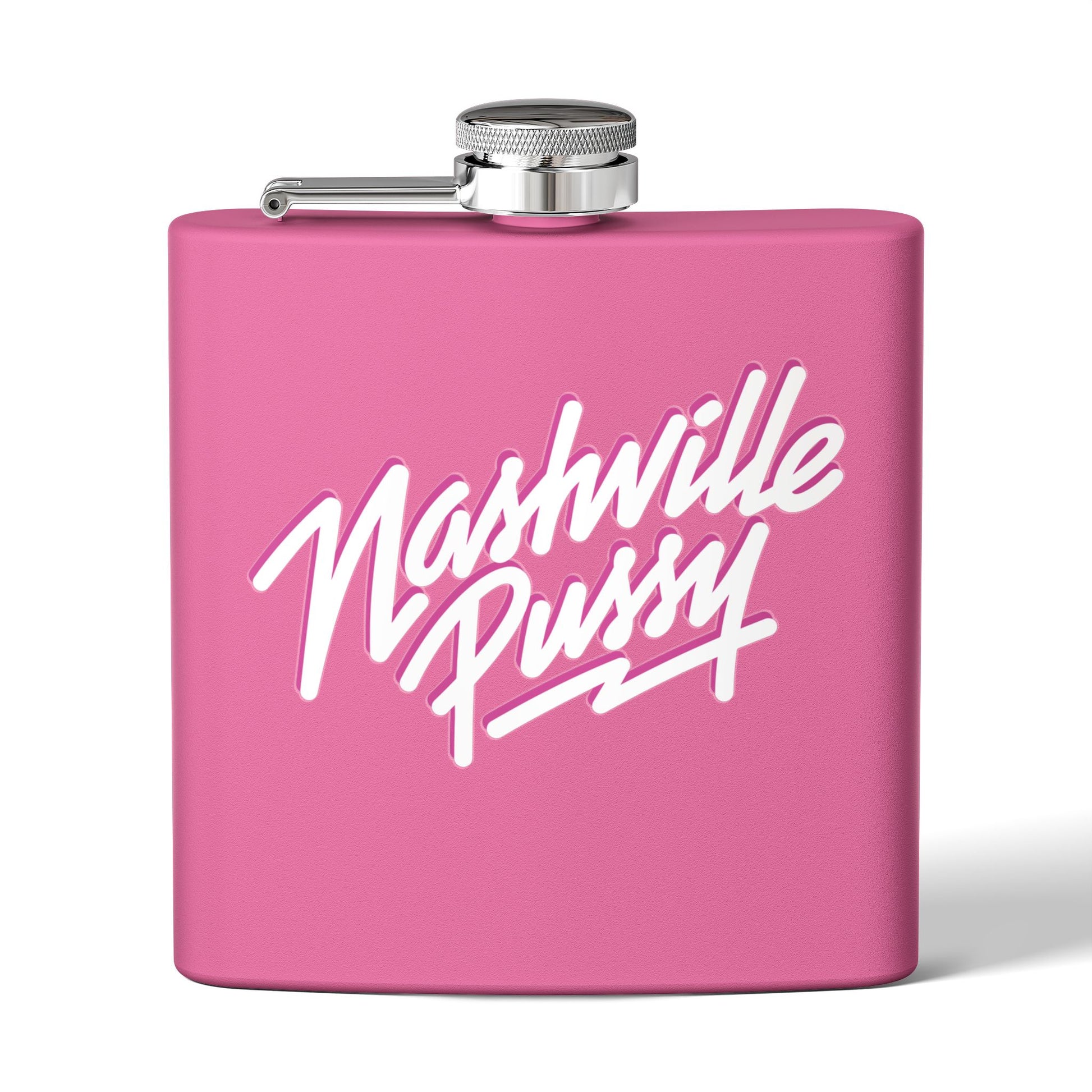 NASHVILLE PUSSY CLASSIC LOGO Stainless Steel Flask, 6oz