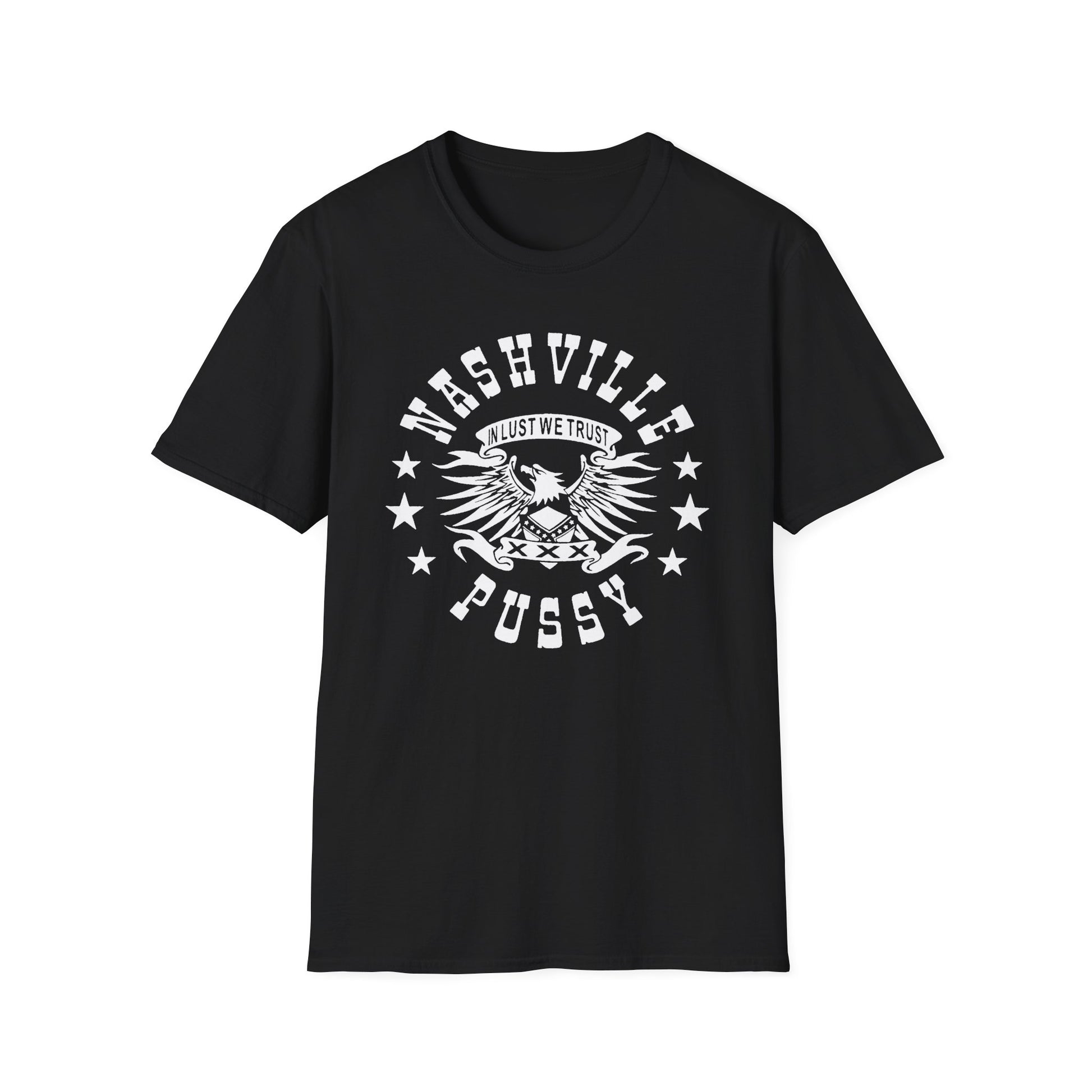 NASHVILLE PUSSY  "IN LUST WE TRUST" T-SHIRT