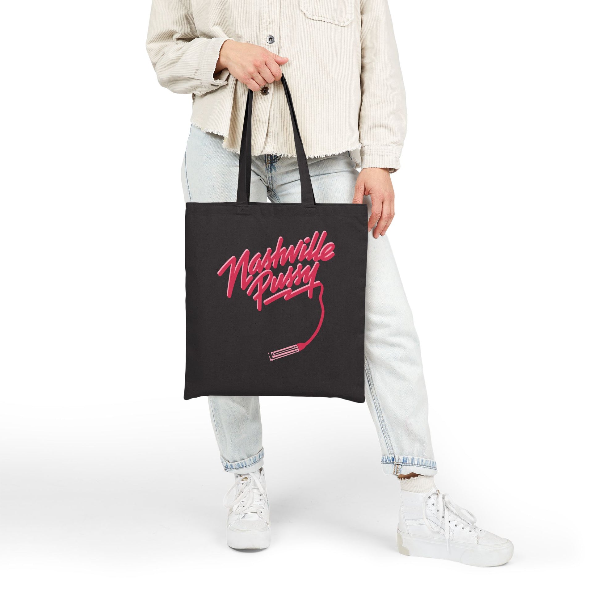 NASHVILLE PUSSY  "LIPSTICK LOGO" TOTE BAG