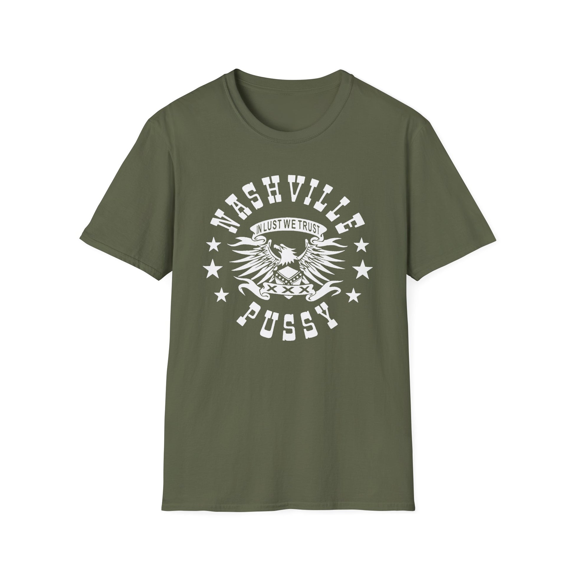 NASHVILLE PUSSY  "IN LUST WE TRUST" T-SHIRT