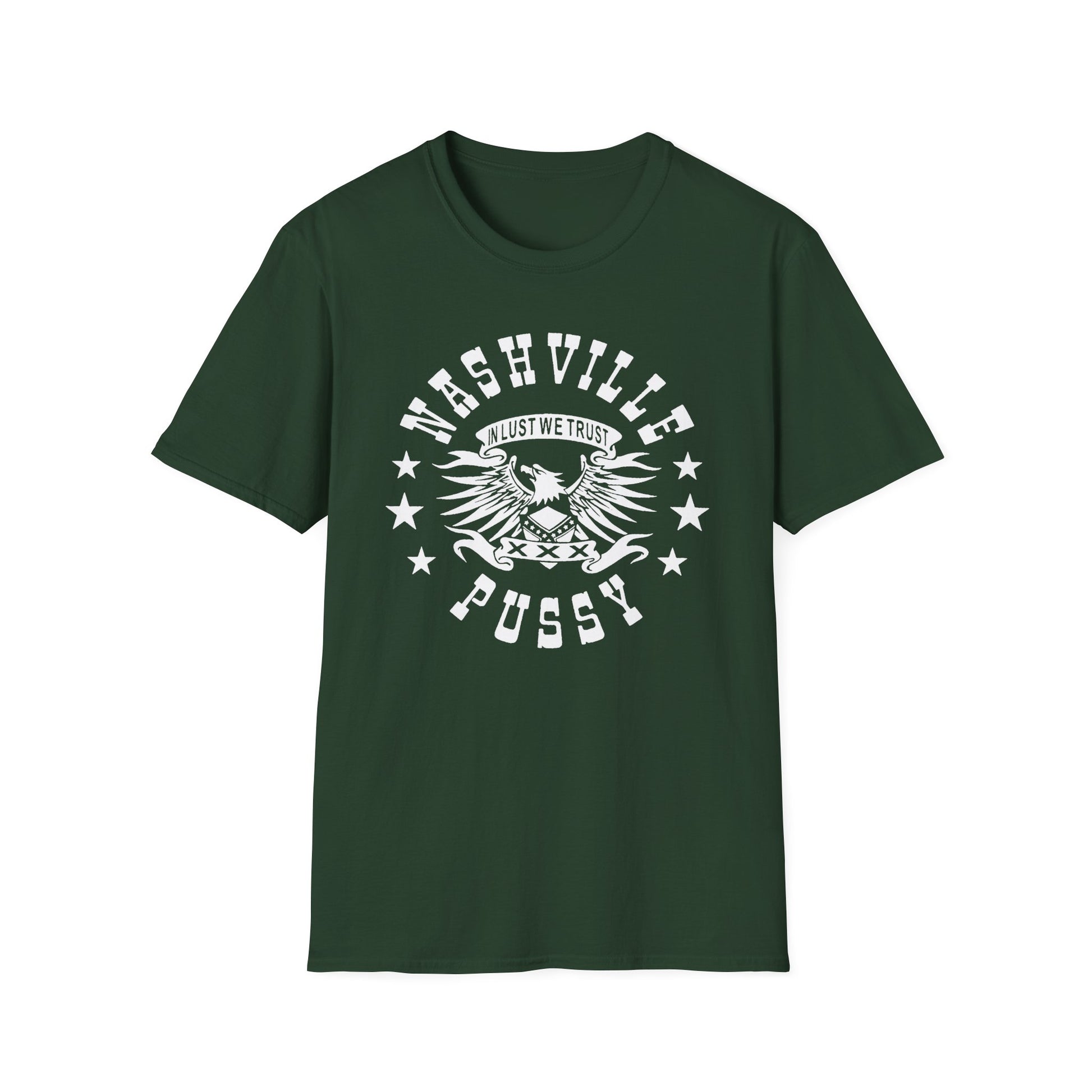 NASHVILLE PUSSY  "IN LUST WE TRUST" T-SHIRT