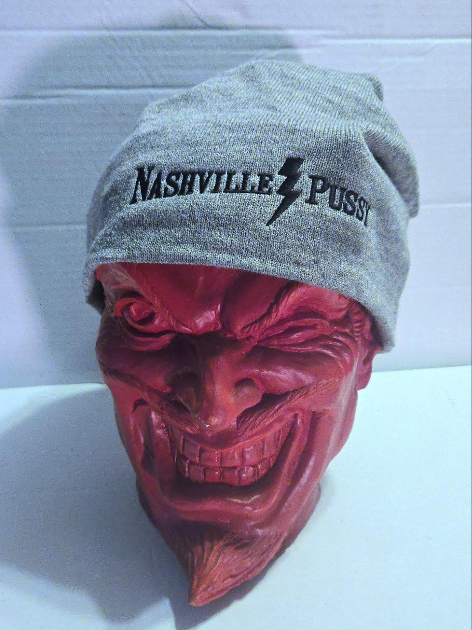 NASHVILLE PUSSY EMBROIDERED "BEANIE/SLOUCH HAT/SKI CAP"