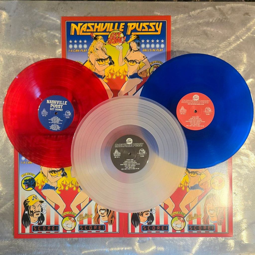 3 COLORS - NASHVILLE PUSSY  "GET SOME"  LP