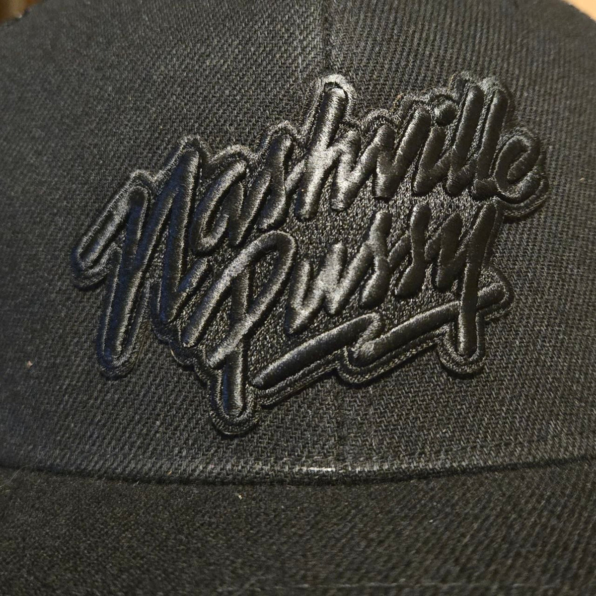 * NASHVILLE PUSSY EMBROIDERED TRUCKER HATS